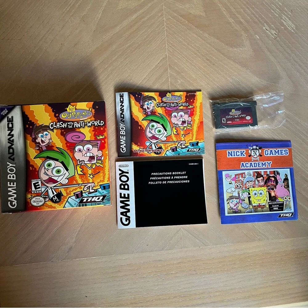 THE FAIRLY ODDPARENTS: Clash With The Anti-World Game Boy Advance GBA Video Game